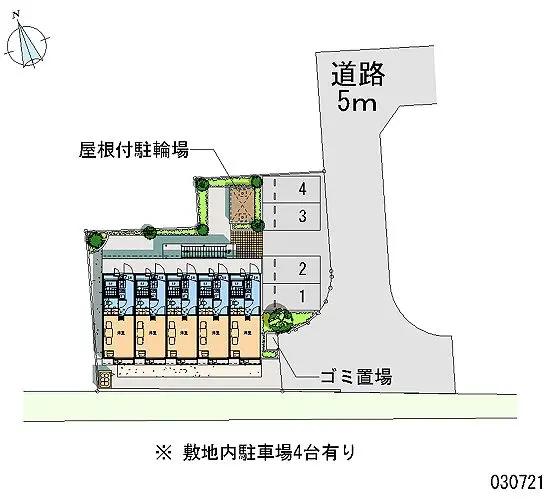 ★手数料０円★立川市錦町　月極駐車場（LP）